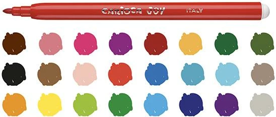 Markerë Carioca Joy 24 Ngjyra