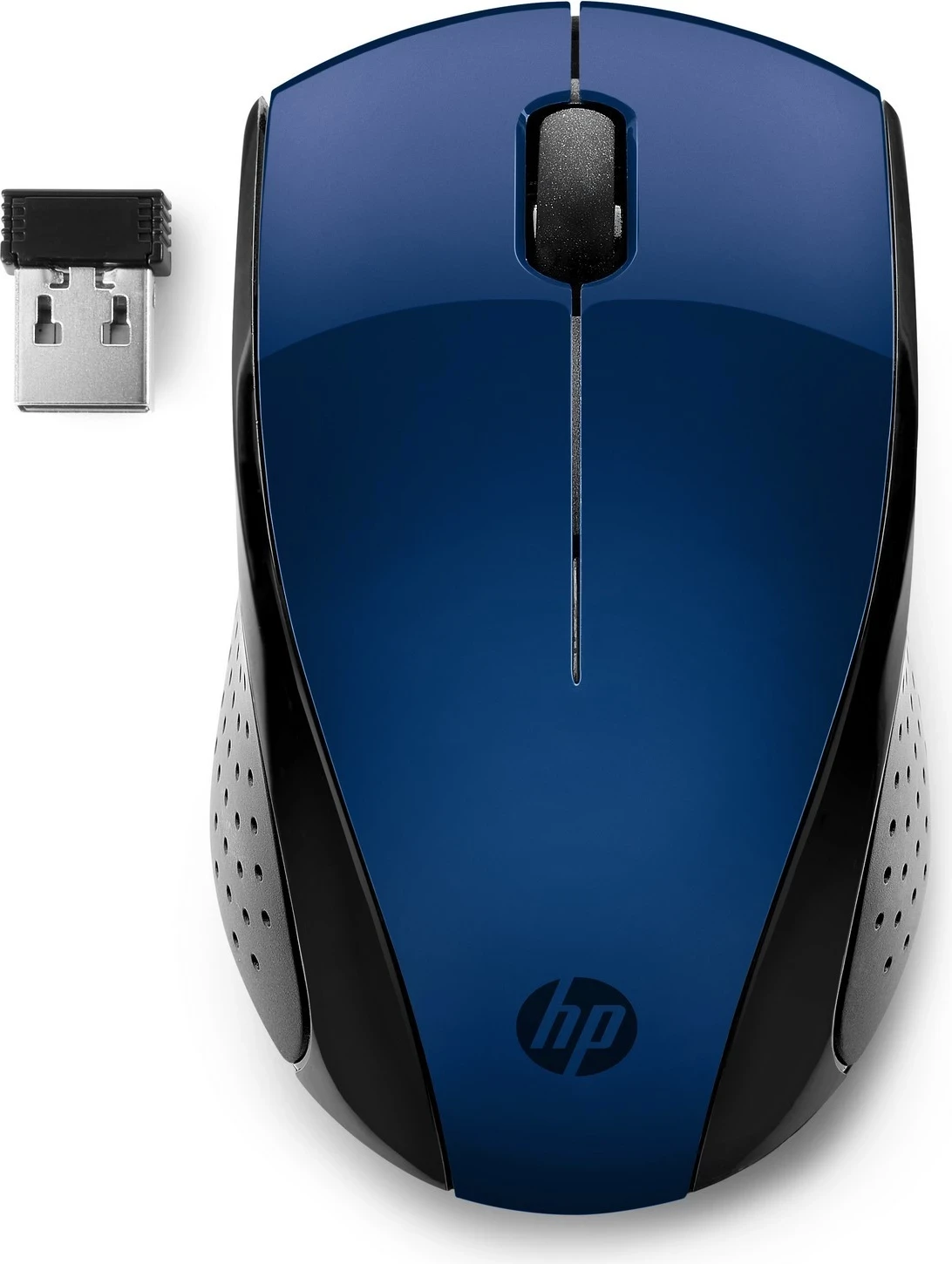 Maus HP 220, wireless, USB, blu