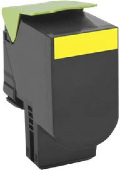 Toner Lexmark 702XYE 70C2XYE, High Capacity, 2400–4400 faqe, verdhë