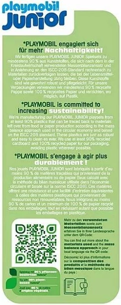 Set lodrash uji Playmobil Junior Aqua 71439, familja e meduzave shumëngjyrëshe, 9 pjesë