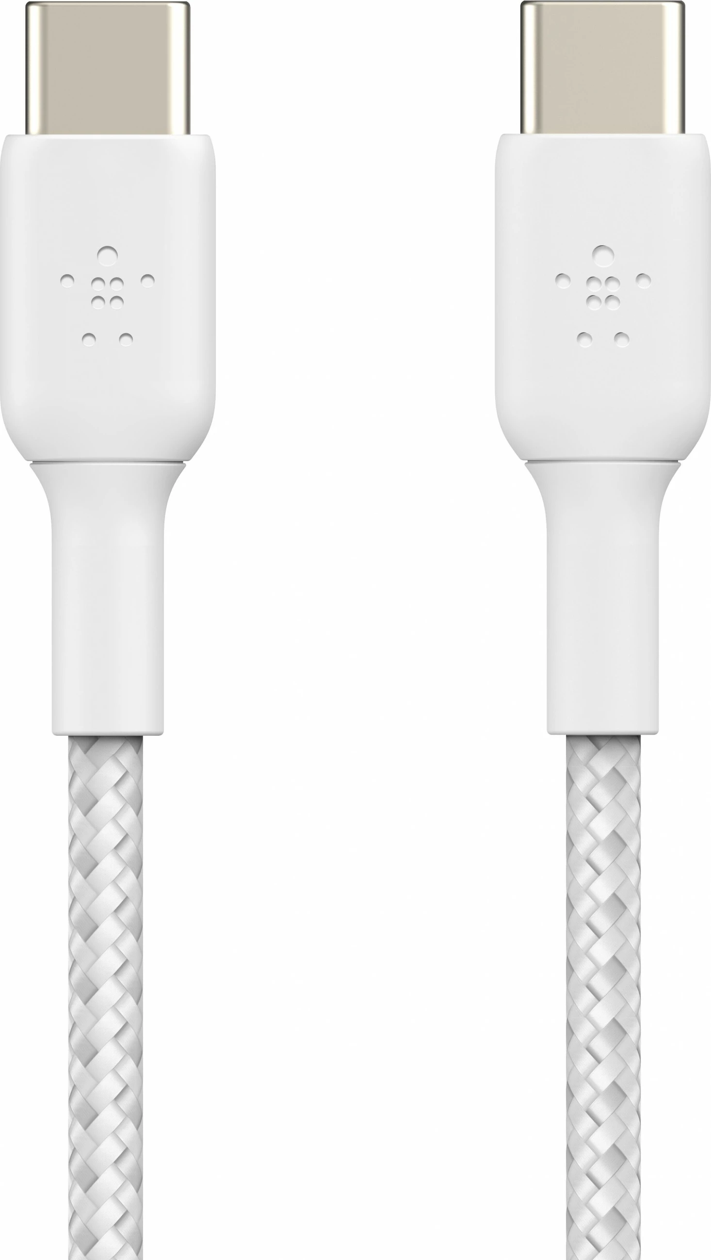 Kabllo USB-C Belkin CAB004BT1MWH2PK, 1 m, e bardhë