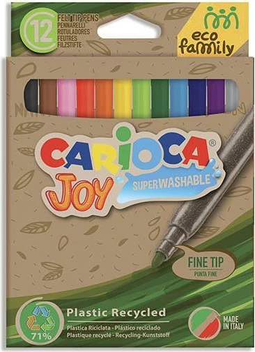 Markerë Carioca EcoFamily Joy 12 Ngjyra