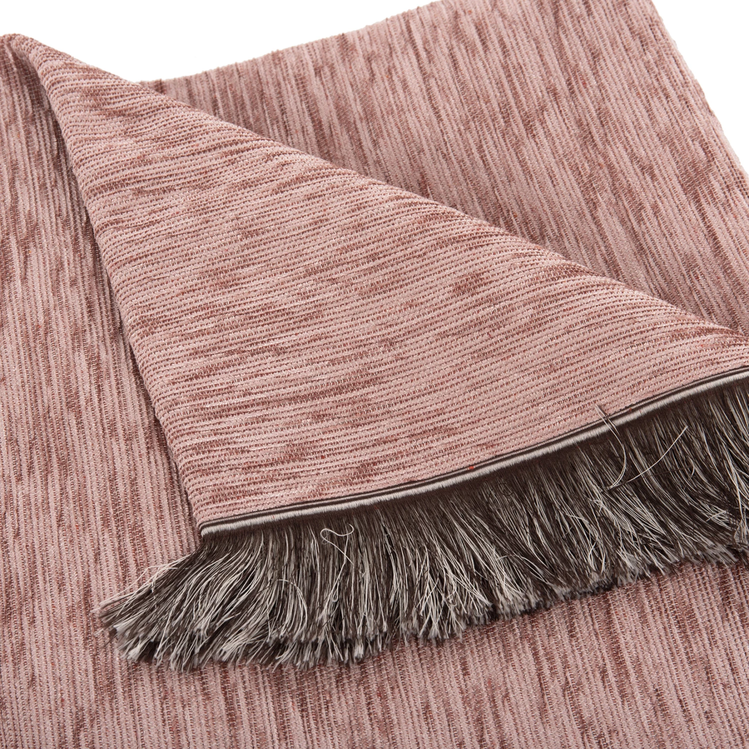 Mbulesë divani me franja DREAMTOPIA FH12161.03 ngjyrë rozë e pluhurosur 245x170 cm