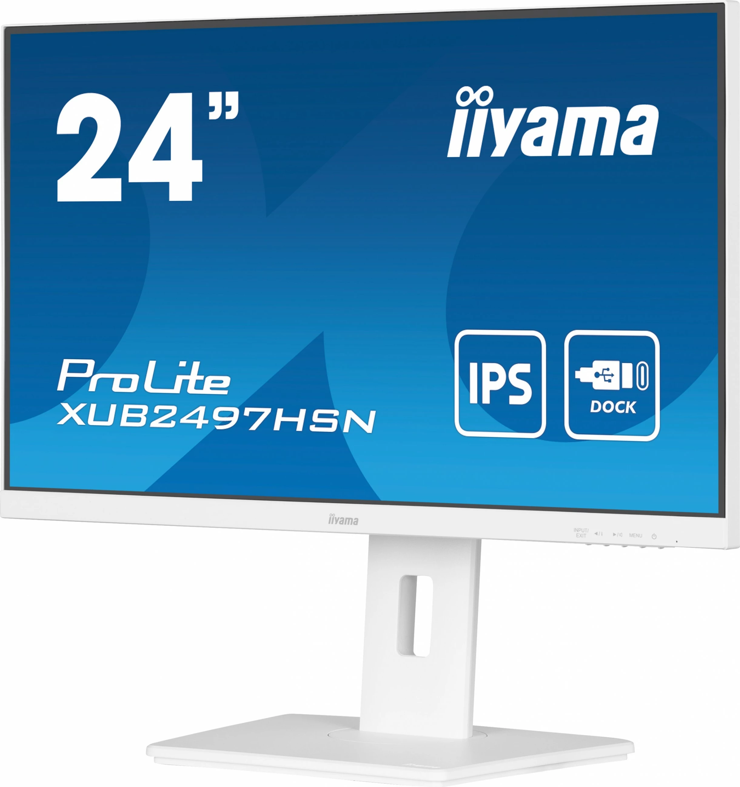 Monitor iiyama ProLite XUB2497HSN-W1, 23.8", Full HD, LED, Bardhë
