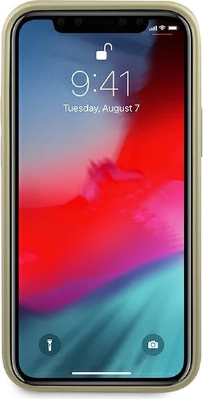 Mbështjellës Guess Iridescent për iPhone 12 mini, Gold