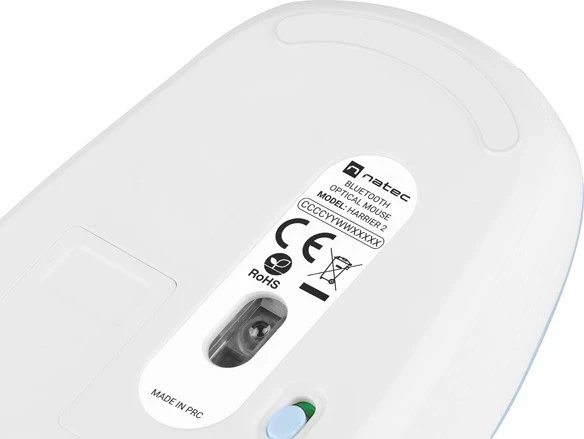 Maus Natec Harrier 2, i kaltër/bardhë