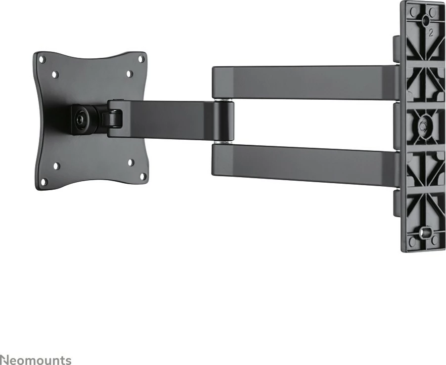 Mbajtës muri Neomounts FPMA-W830BLACK, 75 x 75 mm, 100 x 100 mm, 0 - 140°, 0 - 180°, Alumini, E zezë