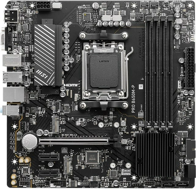 Pllakë amë MSI PRO B650M-P, Socket AM5, DDR5, micro ATX