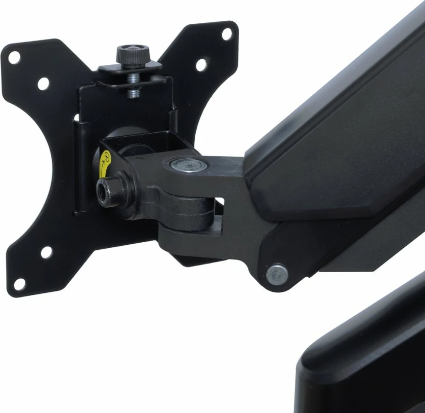 Mbajtëse tavoline për 2 monitorë ART RAMM UM-116, 13-32 inç, sustë gazi, e zezë