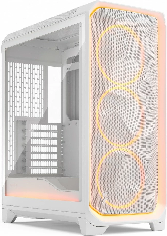 Kasë Fractal Design Meshify 3 Ambience ProRGB White TG Clear, ATX, RGB, Xham i temperuar, E bardhë