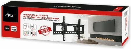 Mbajtës muri për TV ART RAMART AR-08, 32-100", metal, i zi