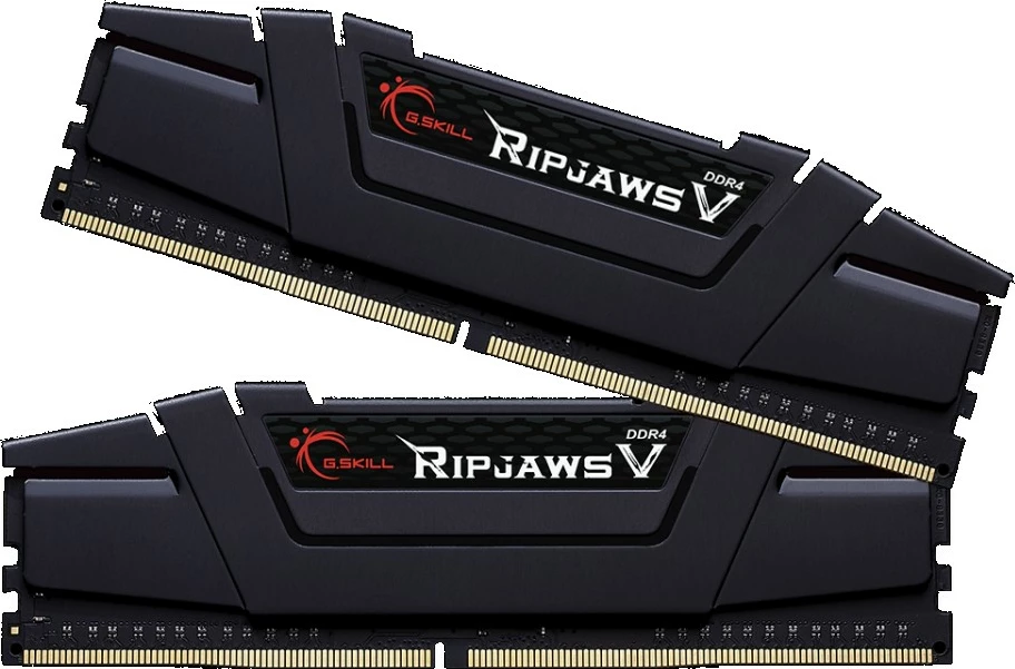 RAM Memorje G.SKILL RipjawsV 32GB (2x16GB), DDR4, 3200MHz, CL16, e zezë