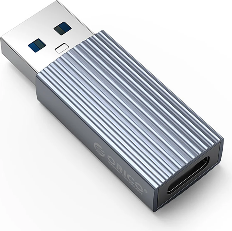 Adapter USB Orico AH-AC10, USB-C në USB-A 3.1, 10Gbps, Gri