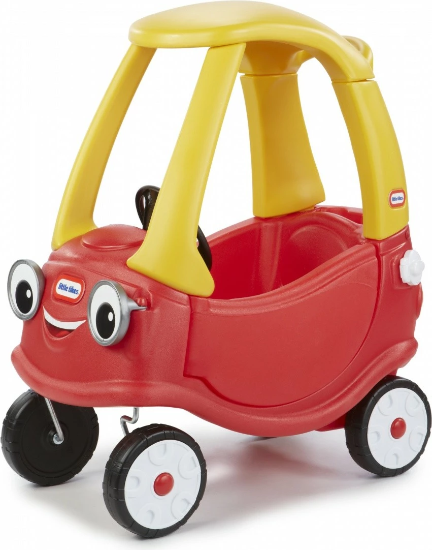 Makine lodër Little Tikes Cozy Coupe me sy të rinj, e kuqe/verdhe