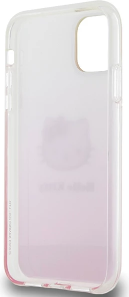 Mbështjellës Hello Kitty IML Gradient Electrop Kitty Head për iPhone 11/XR, Rozë