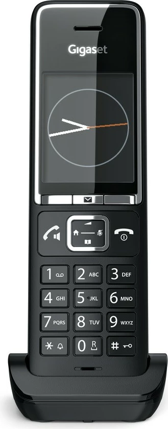 Telefon pa kabllo Gigaset Comfort 550HX, i zi, handset shtesë me karikues