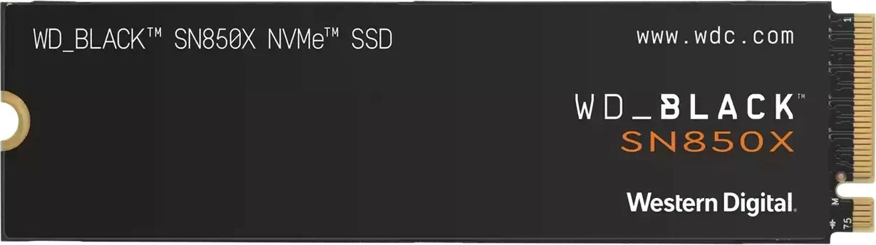 SSD Western Digital Black SN850X 1 TB, M.2, 7300 MB/s