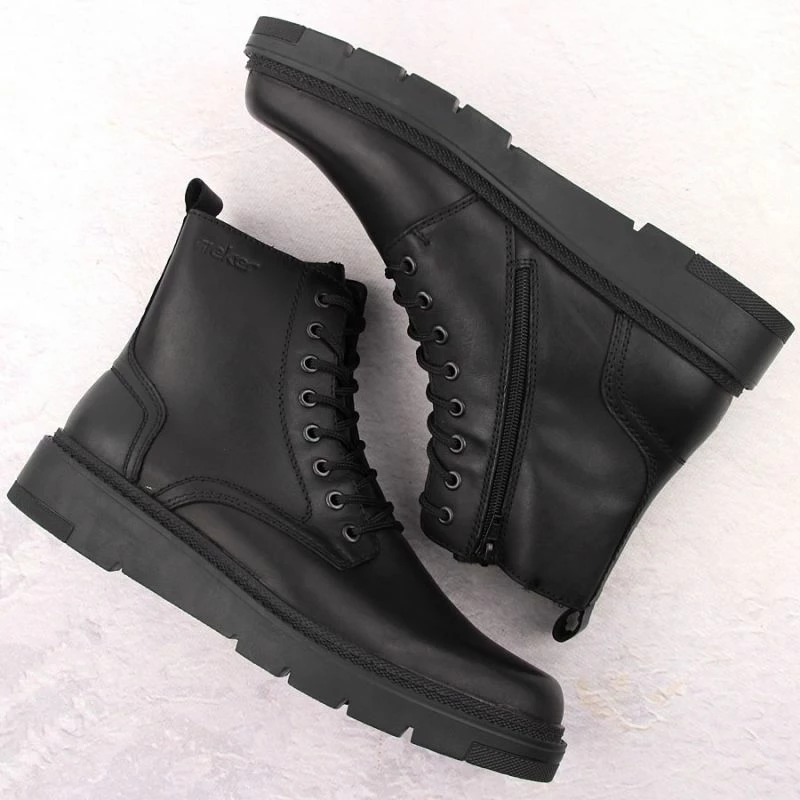 Çizme për meshkuj Rieker, të zeza