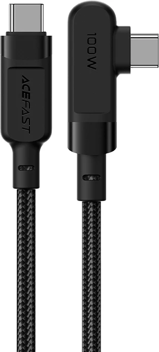 Kabllo Acefast C5-03 USB-C në USB-C, 2m, 100W, e zezë