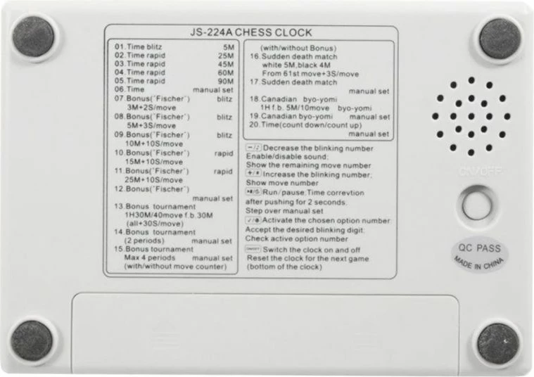 Orë për shah SMJ Sport, e zezë