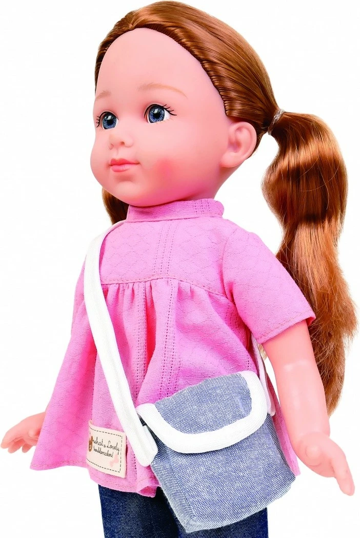 Kukull funksionale, Natalia (Artyk), 185656, 36 cm, me zë dhe këngë, me tunikë, rozë