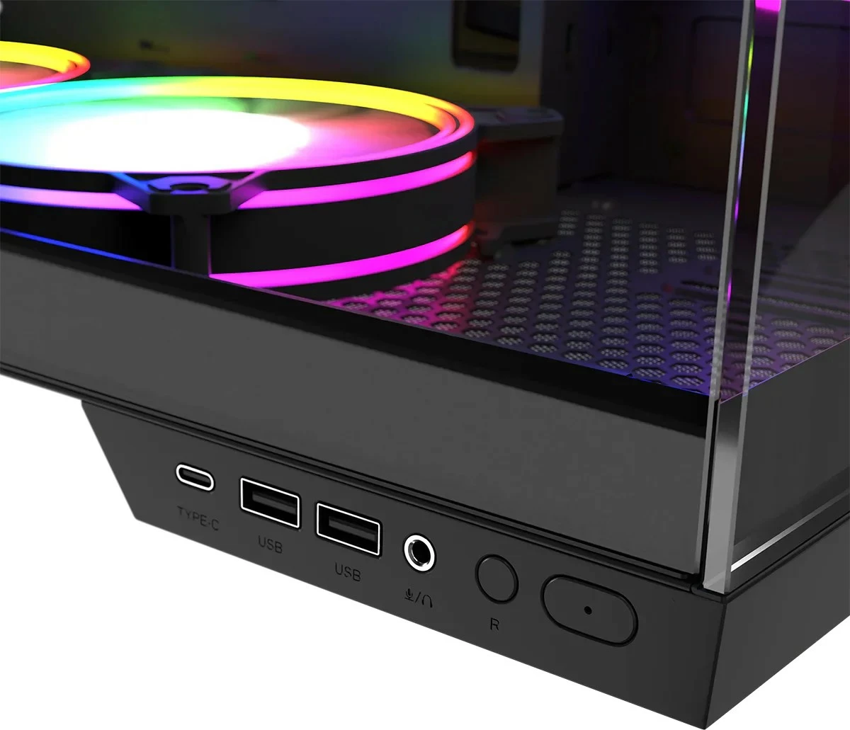 Kasë MODECOM Volcano Panorama APEX ARGB 7F Midi, Gri