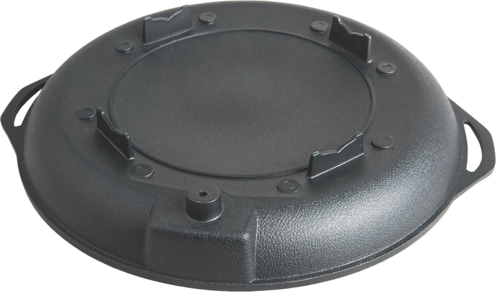 Tigan grili dhe grilë Meva UGP22003 për sobë kampingu, alumini, 385 mm, e zezë