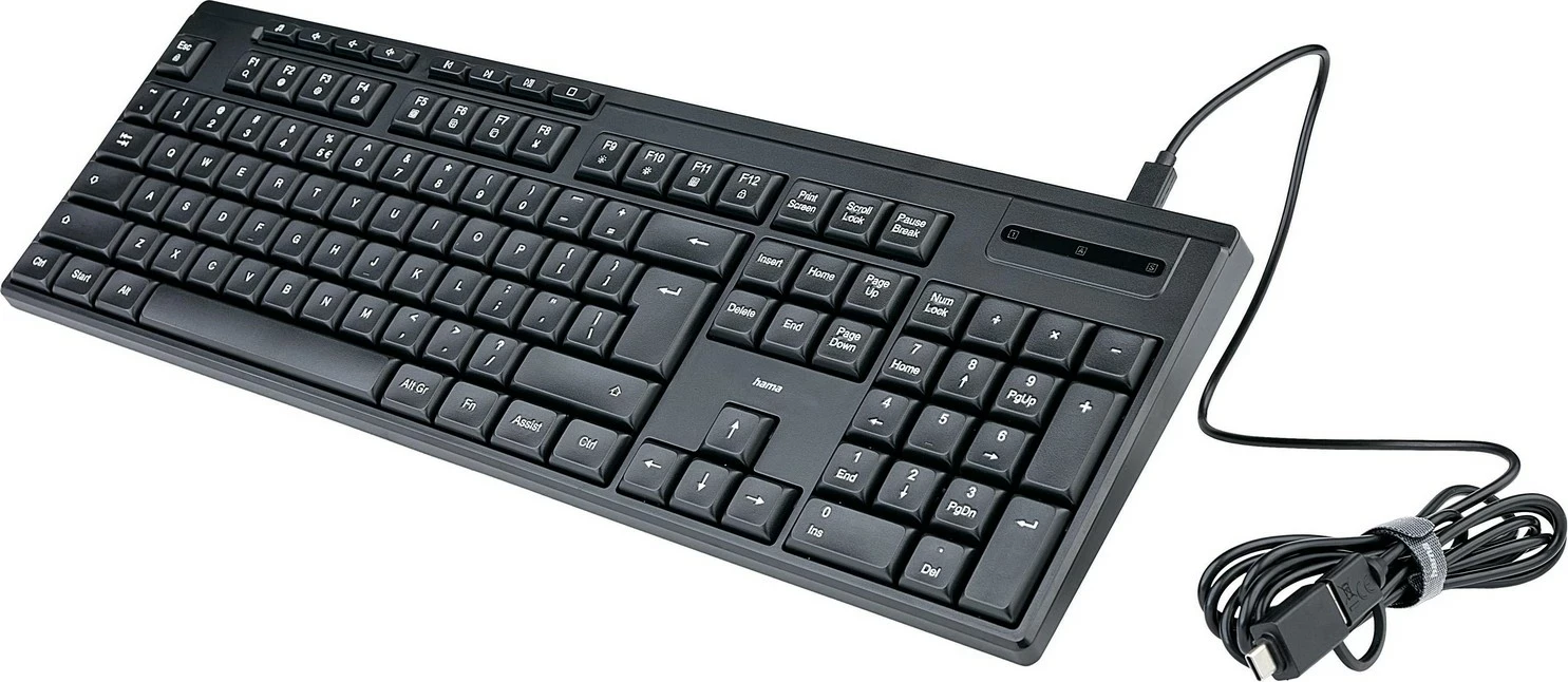 Tastierë Hama CK-200, me kabllo, e zezë