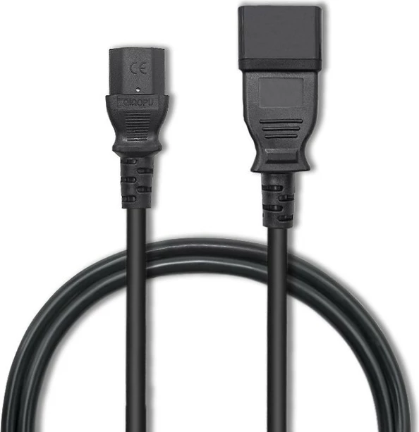 Kabllo rryme Qoltec 53991, 1.2m, IEC C20 në IEC C13, e zezë