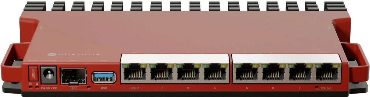 Router MikroTik L009UiGS-RM, 2.5Gigabit Ethernet, 8 porta, SFP, USB 3.0, i zi, rackmount