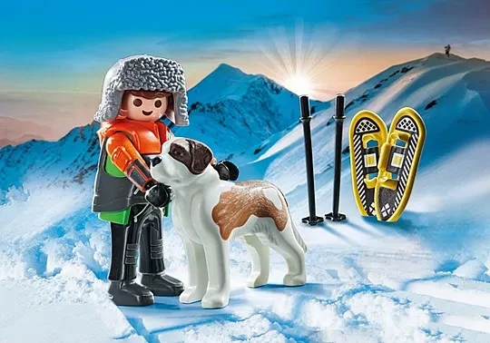 Set lodrash Playmobil My Life 71741, snowboarder me qen Bernard, 8 pjesë
