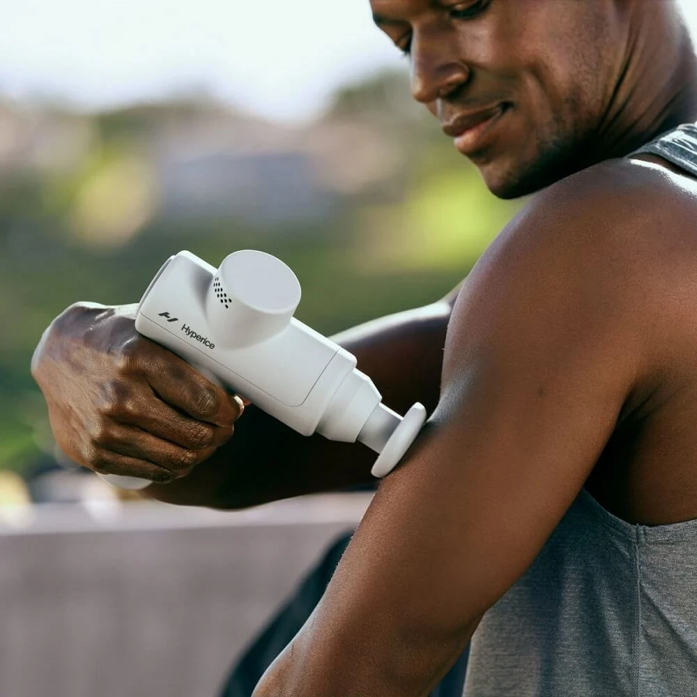 Masazhator dore Hyperice Hypervolt Go 2.0, i bardhë