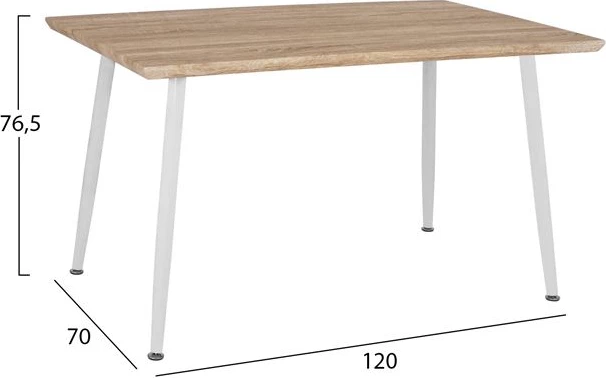 Set Tavoline Dhomë Ngrënieje 5 pjesë FH10350.02 Tavoline 120x70x76,5 cm & Karrige Vegas