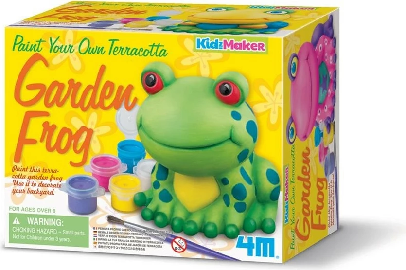 Set kreativ 4m Garden Frog, për pikturim, shumëngjyrësh