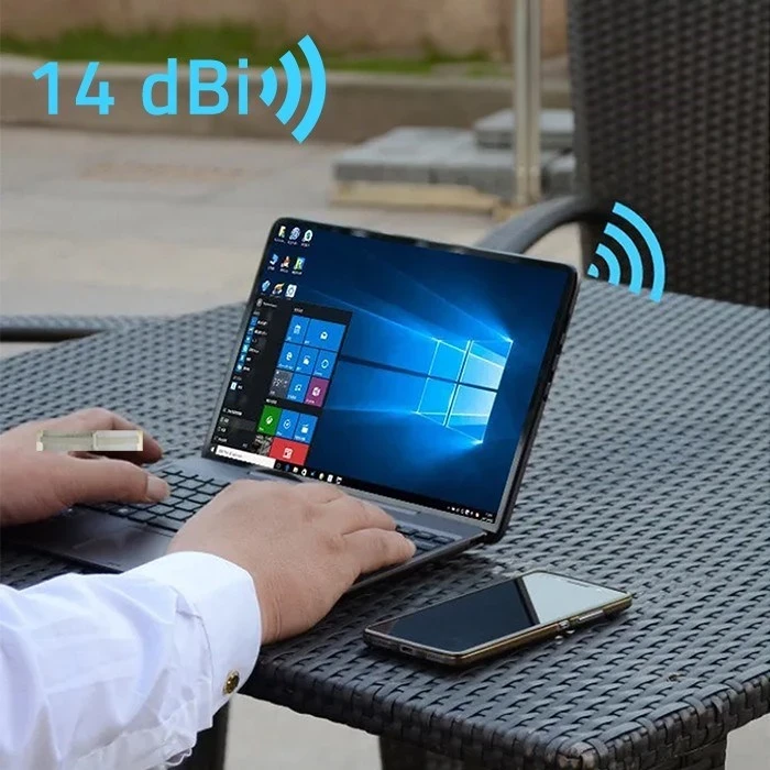 Antena Qoltec 57043 4G LTE DUAL, Bakër