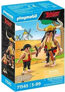 Set lodrash Playmobil Asterix 71545 Cebullanka me Grzanka dhe Pepe, 8 pjesë