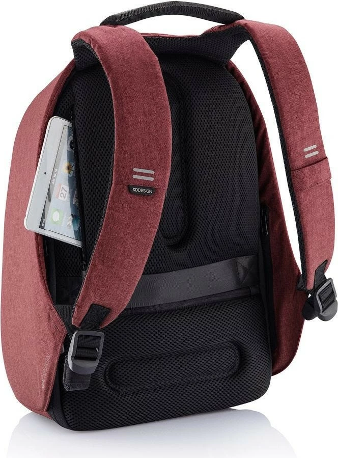 Çantë shpine XD DESIGN BOBBY HERO REGULAR, 16L, për laptop 15.6", e kuqe