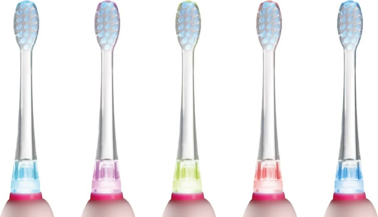 Furçë dhëmbësh elektrike Concept Baby KIDO SMILE ZK3010, sonike, për fëmijë 1-5 vjeç, Rozë, set me 4 koka