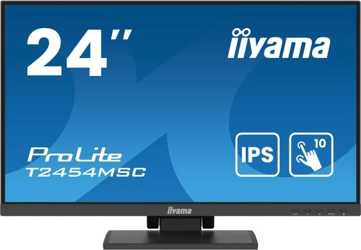 Monitor me prekje, iiyama ProLite T2454MSC-B2AG, 24" Full HD IPS, 10-point touch, anti-glare, i zi