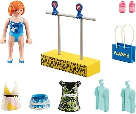Set lodrash Playmobil My Life 71539 Shopping, 19 pjesë