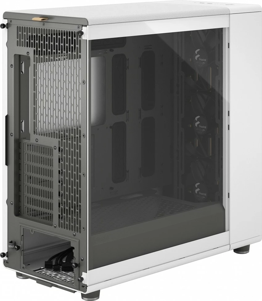 Kasë Fractal Design North XL Chalk White TG Clear, Midi Tower, e bardhë
