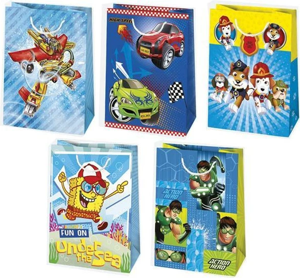 Qese letre NEXT Boy Heroes mix, H40x29x12 cm, dizajne të ndryshme