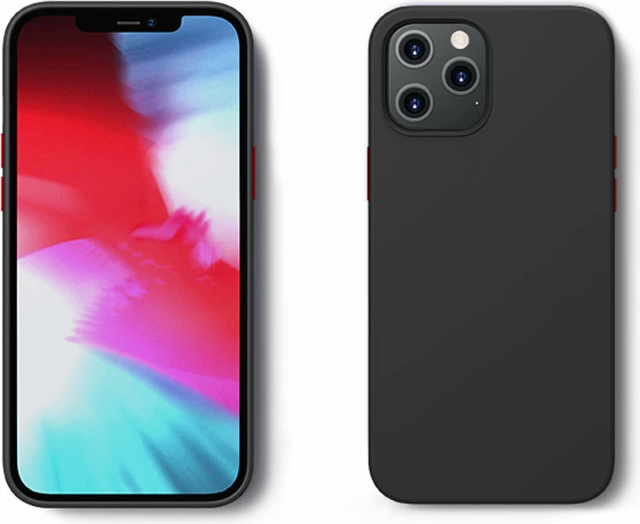 Mbështjellës Joyroom Color Series për iPhone 12 Pro Max JR-BP800, zi