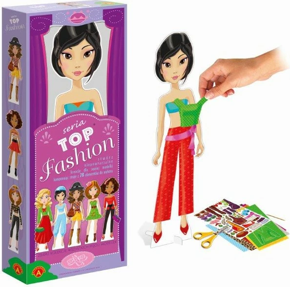 Set kreativ Alexander Top Fashion Model II për vajza, shumëngjyrësh
