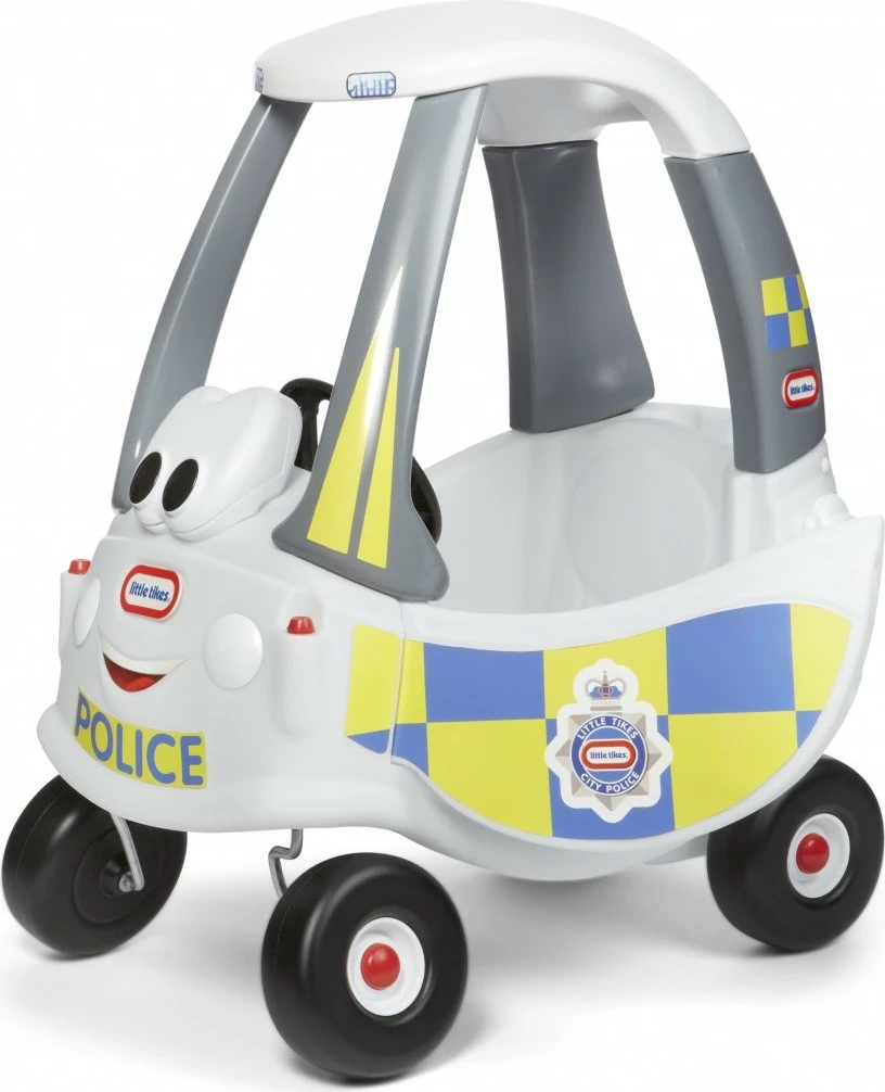 Makine lodër ride-on Little Tikes Cozy Coupe Police Car, për fëmijë, Bardhë