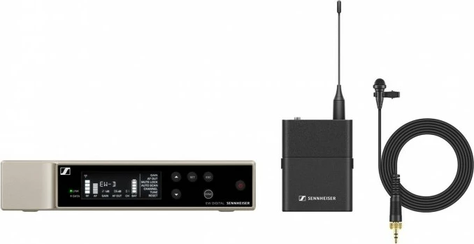Set mikrofon pa tela Sennheiser EW-D ME2, me transmetues mini, 470-526 MHz, Gri