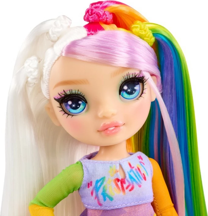 Kukull Rainbow High Jr High Amaya, 23 cm, me tastierë, shumëngjyrëshe