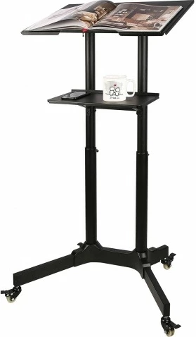 Tavolinë pune për laptop/projektor ART STO S-10B, e zezë