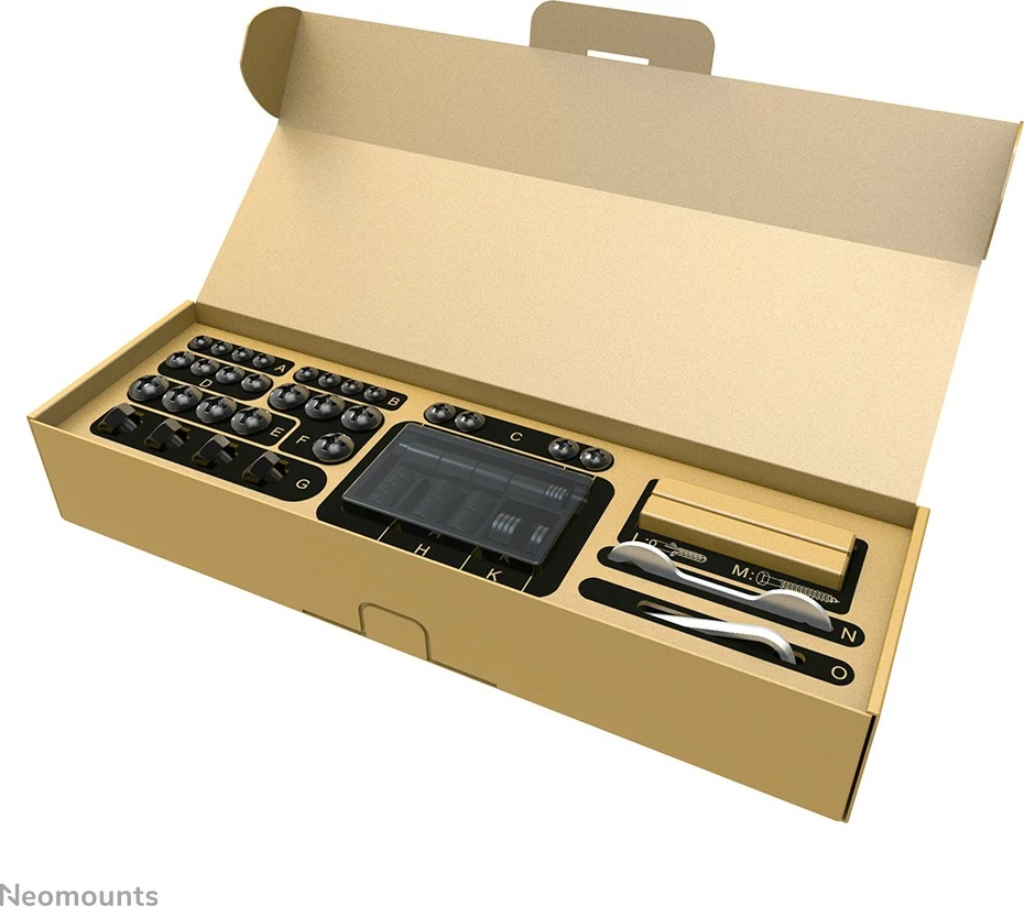 Mbajtëse muri për TV Neomounts WL40S-840BL12, full motion, 32-55 inç, e zezë