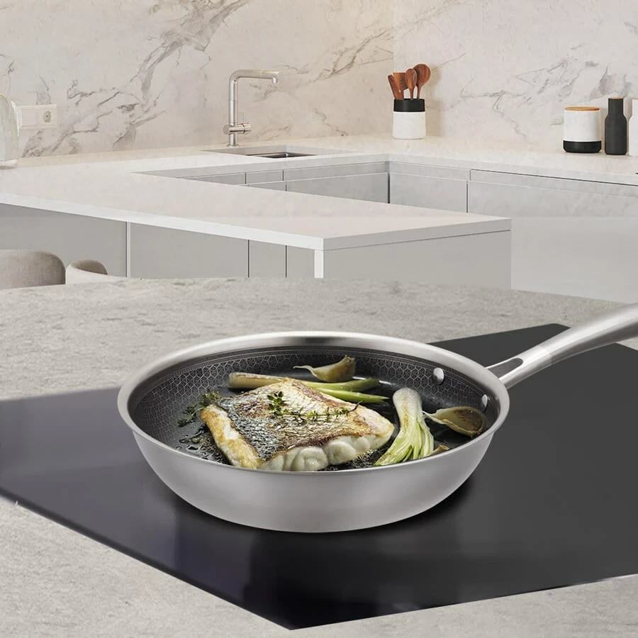 Tigan profesional Maestro MR-1224-28, 28 cm, argjend